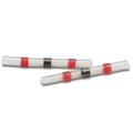 Solder Seal Red Heat Shrink Marine Grade Butt Connectors, American Wire Gauge 22-18