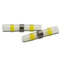 Solder Seal Yellow Heat Shrink Marine Grade Butt Connectors, American Wire Gauge 12-10