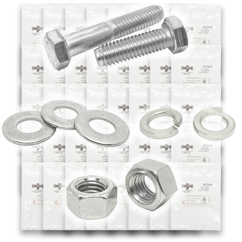1/4"-28 Fine 18-8 Stainless Steel Hex Cap Screws, Nuts, & Washers - 1148 PCS