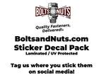 Bolts and Nuts Sticker Pack