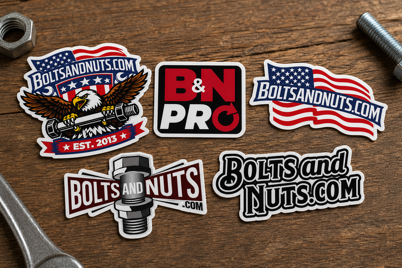 Bolts and Nuts Sticker Pack