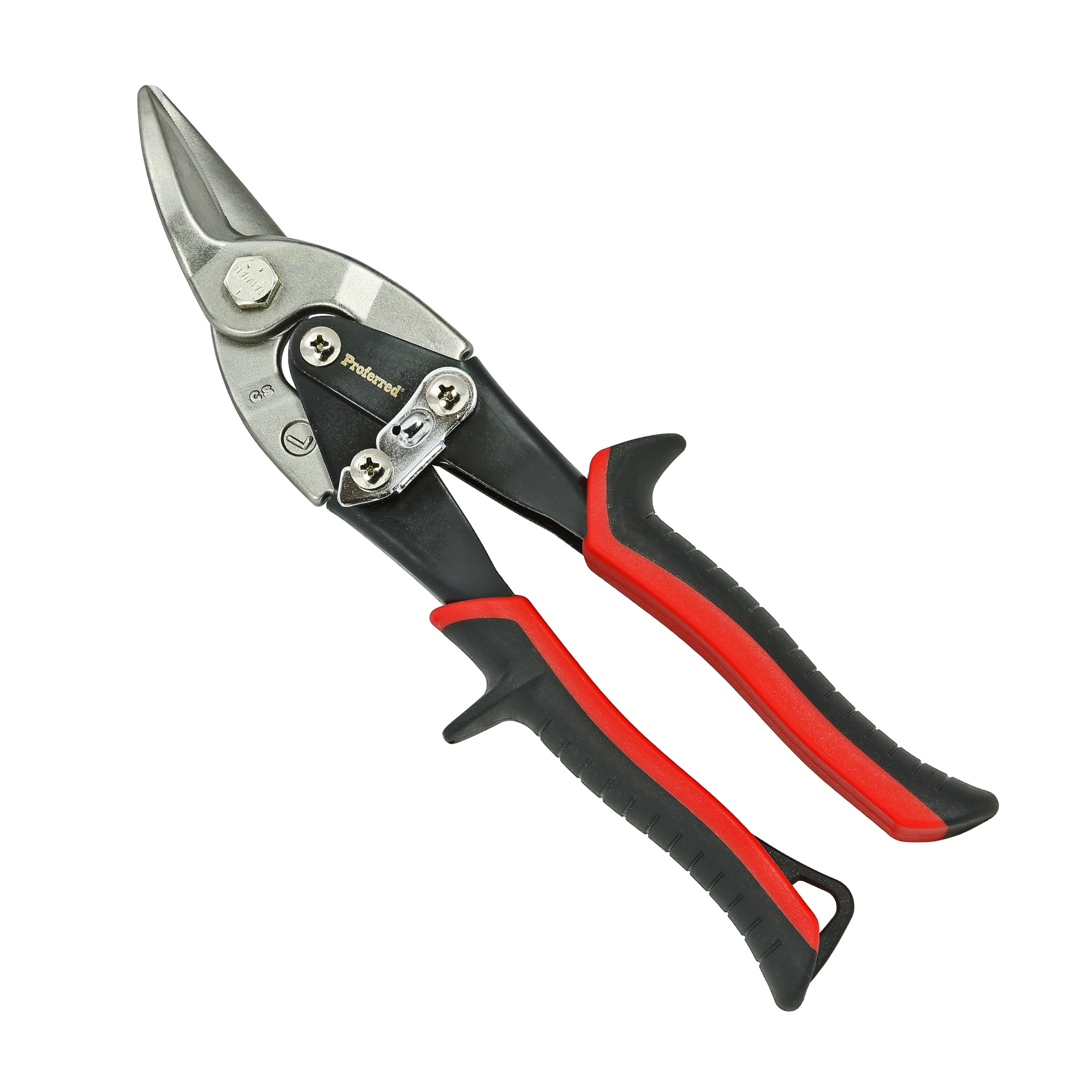 Left Cut Proferred Aviation Snips, TPR Grip