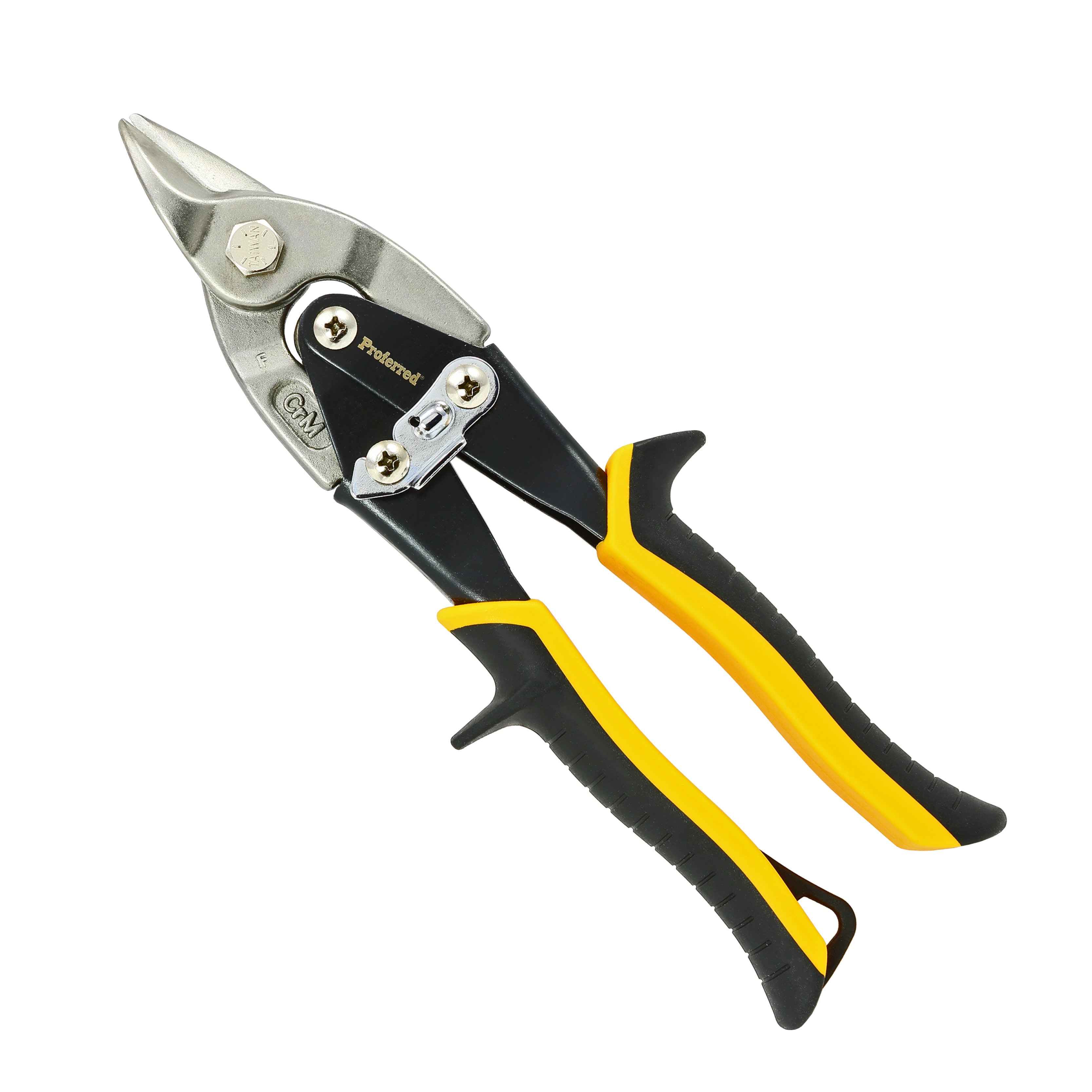Notch Cut Proferred Aviation Snips, TPR Grip