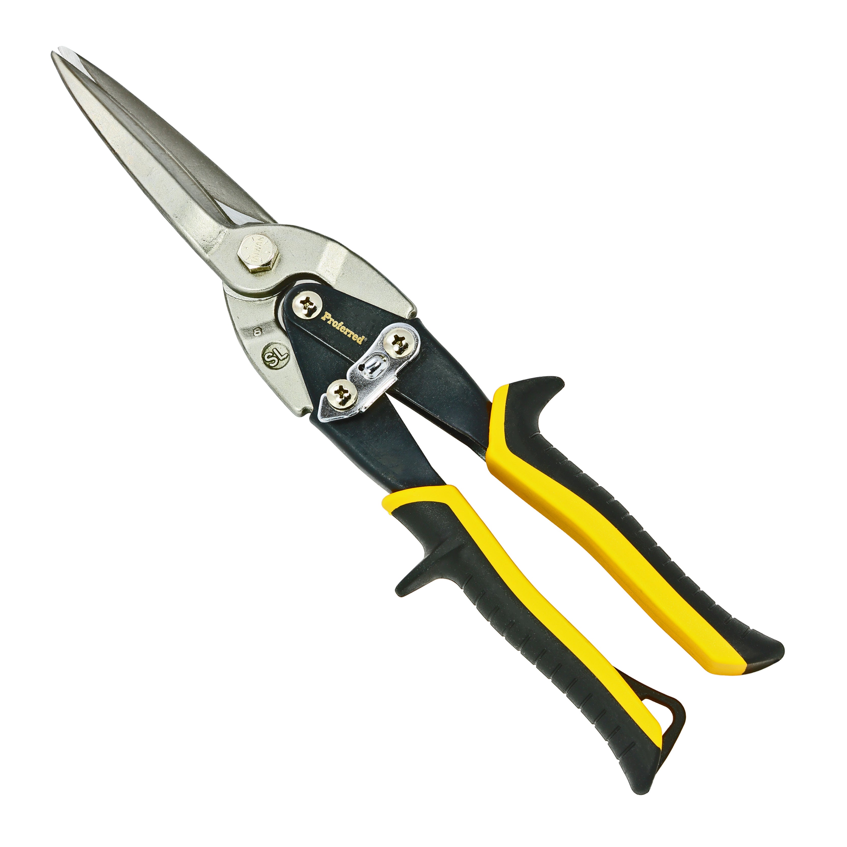 Long Cut Proferred Aviation Snips, TPR Grip