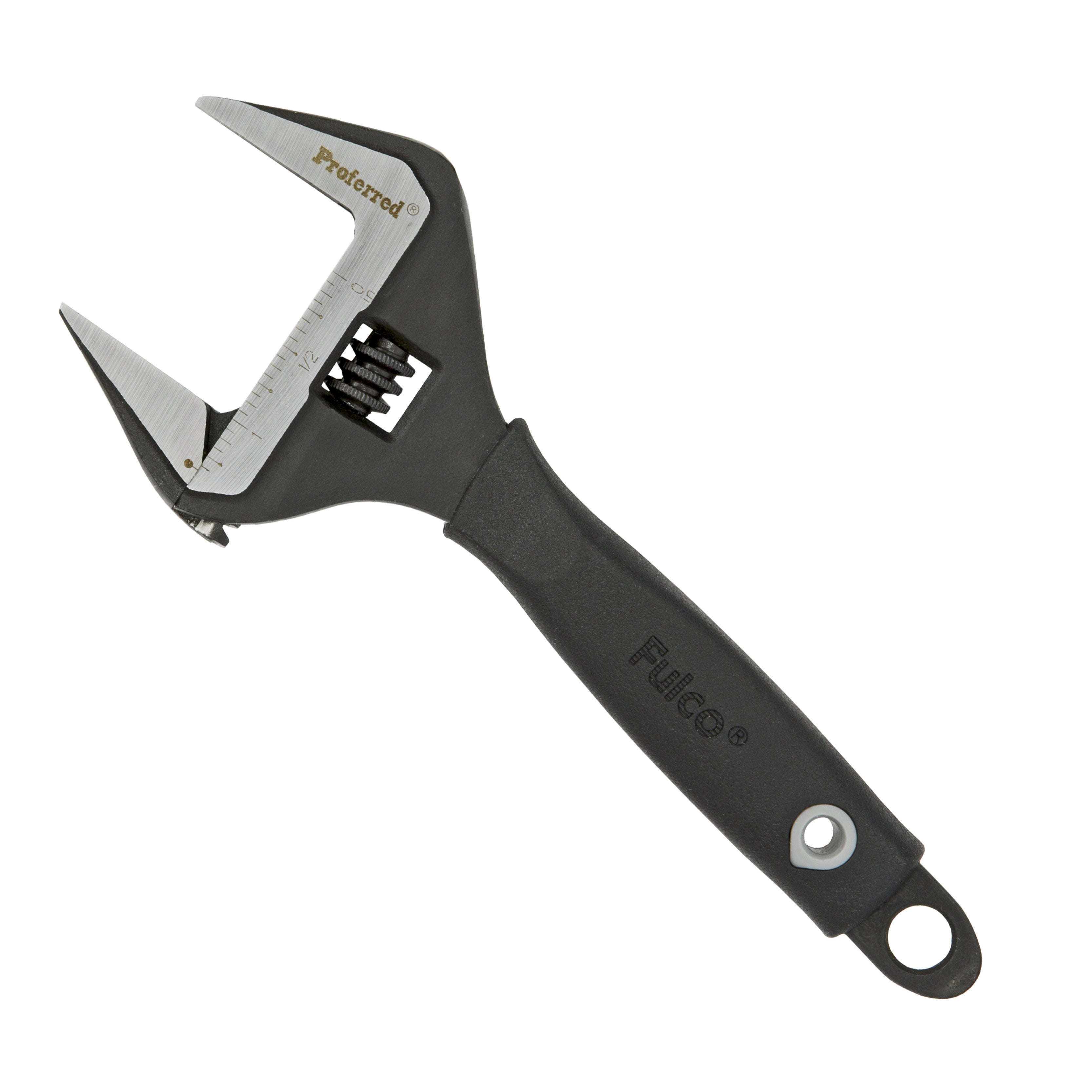 6" Length Proferred Plumbing Adjustable Wrench, Phos Finish