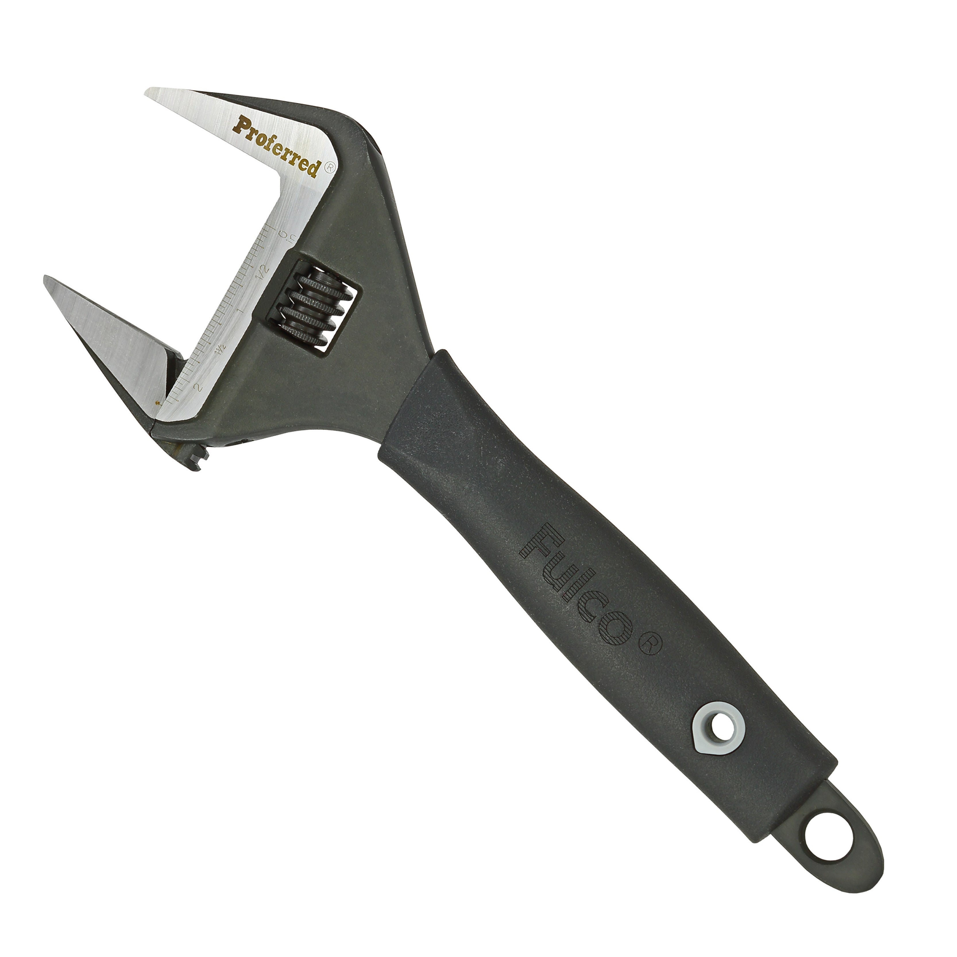 12" Length Proferred Plumbing Adjustable Wrench, Phos Finish