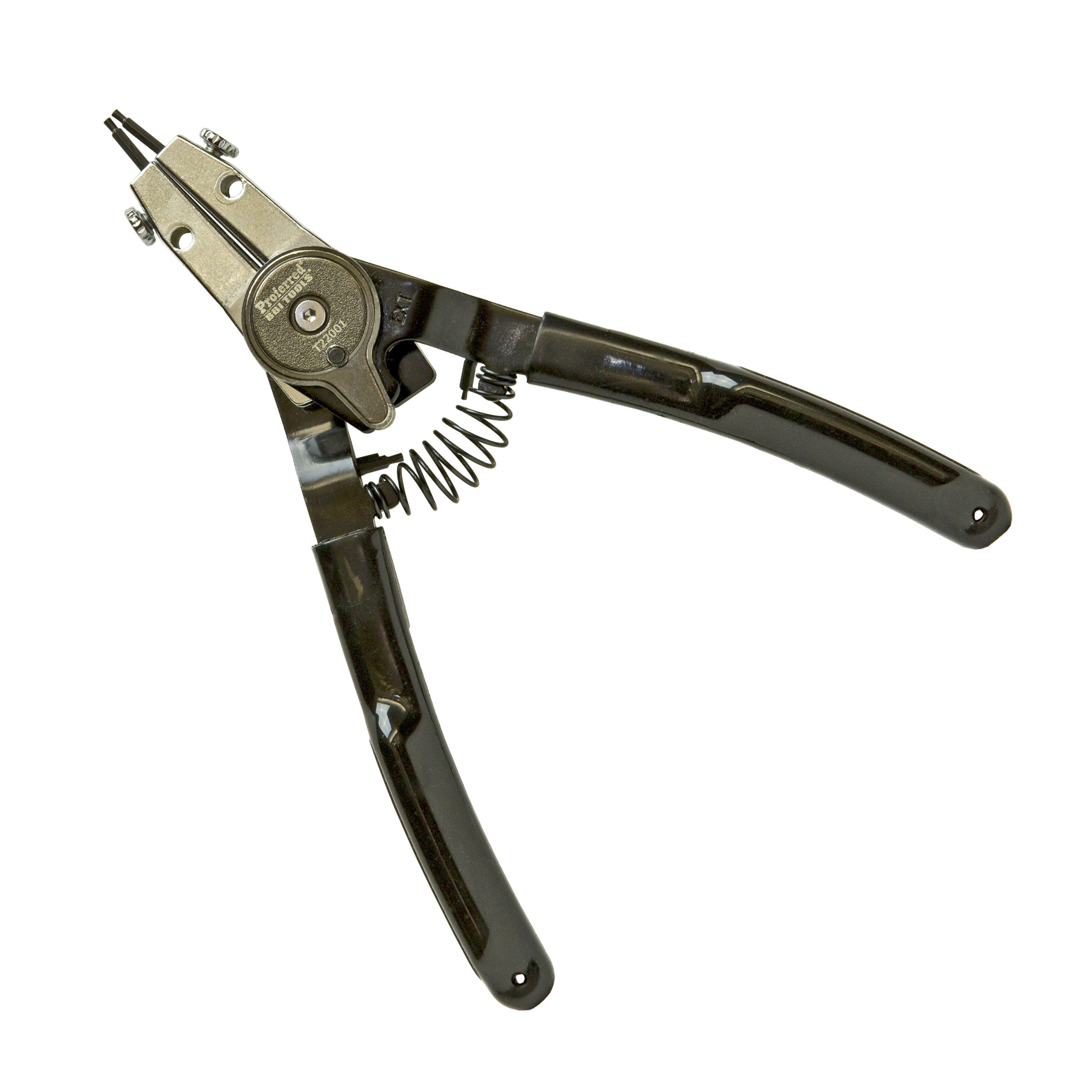 PROFERRED INTERNAL/EXTERNAL SNAP RING PLIERS WITH QUICK SWITCH TIPS