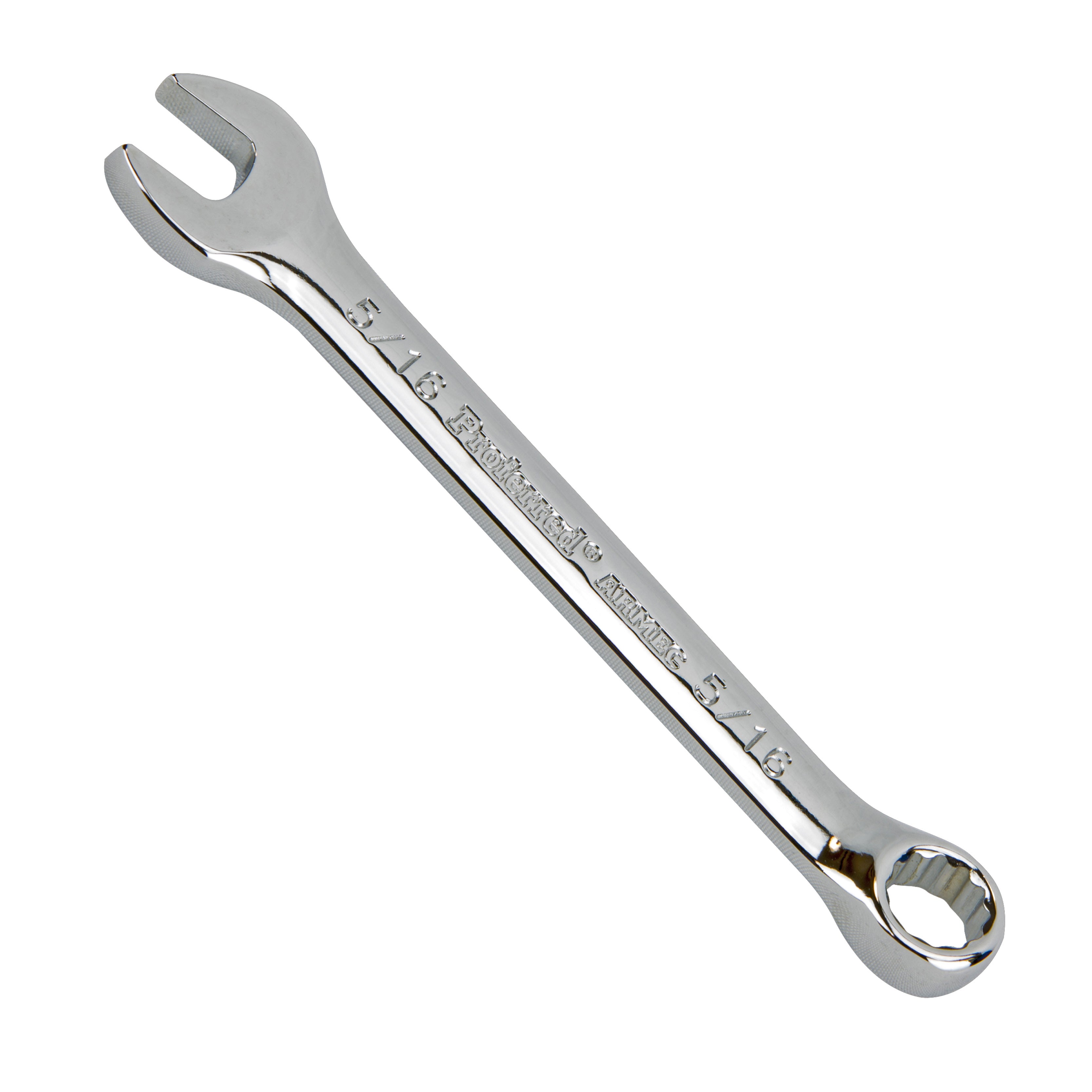 5/16" Combo Wrench, 12Pt. Proferred Combination Wrench, Chrome Finish