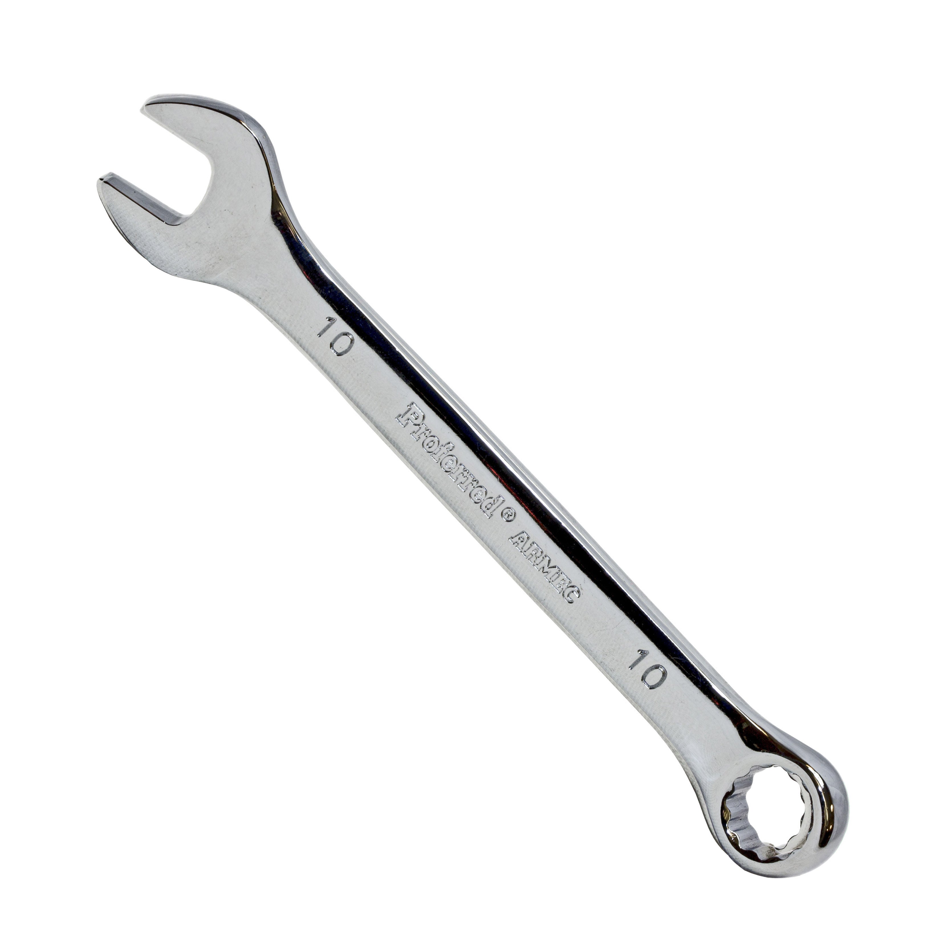 10MM (3/8") CHROME FINISH PROFERRED COMBINATION WRENCH, CHROME FINISH