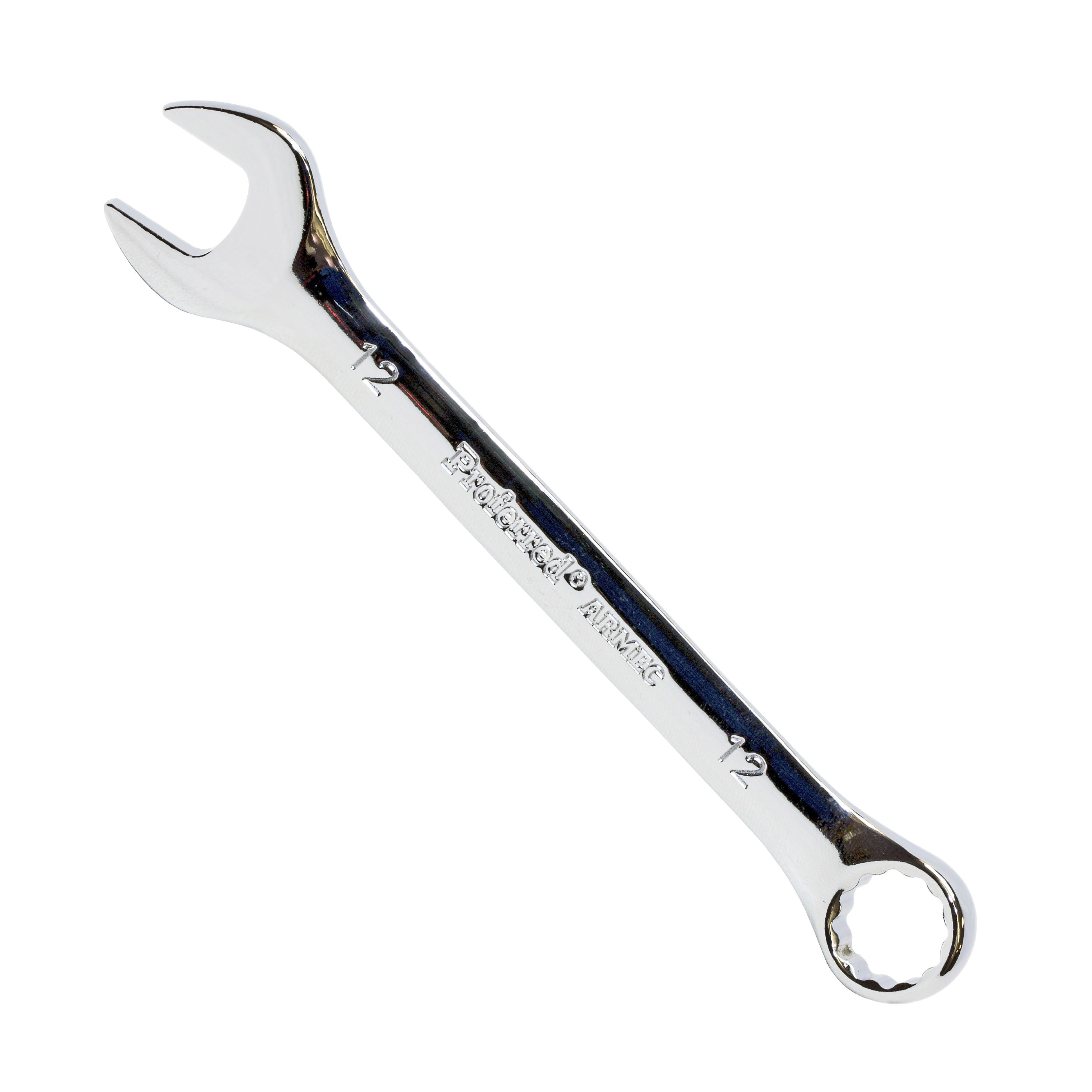 12MM CHROME FINISH PROFERRED COMBINATION WRENCH, CHROME FINISH