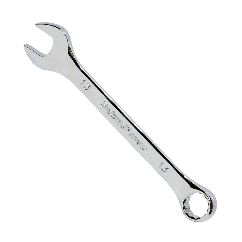 13MM (1/2") CHROME FINISH PROFERRED COMBINATION WRENCH, CHROME FINISH