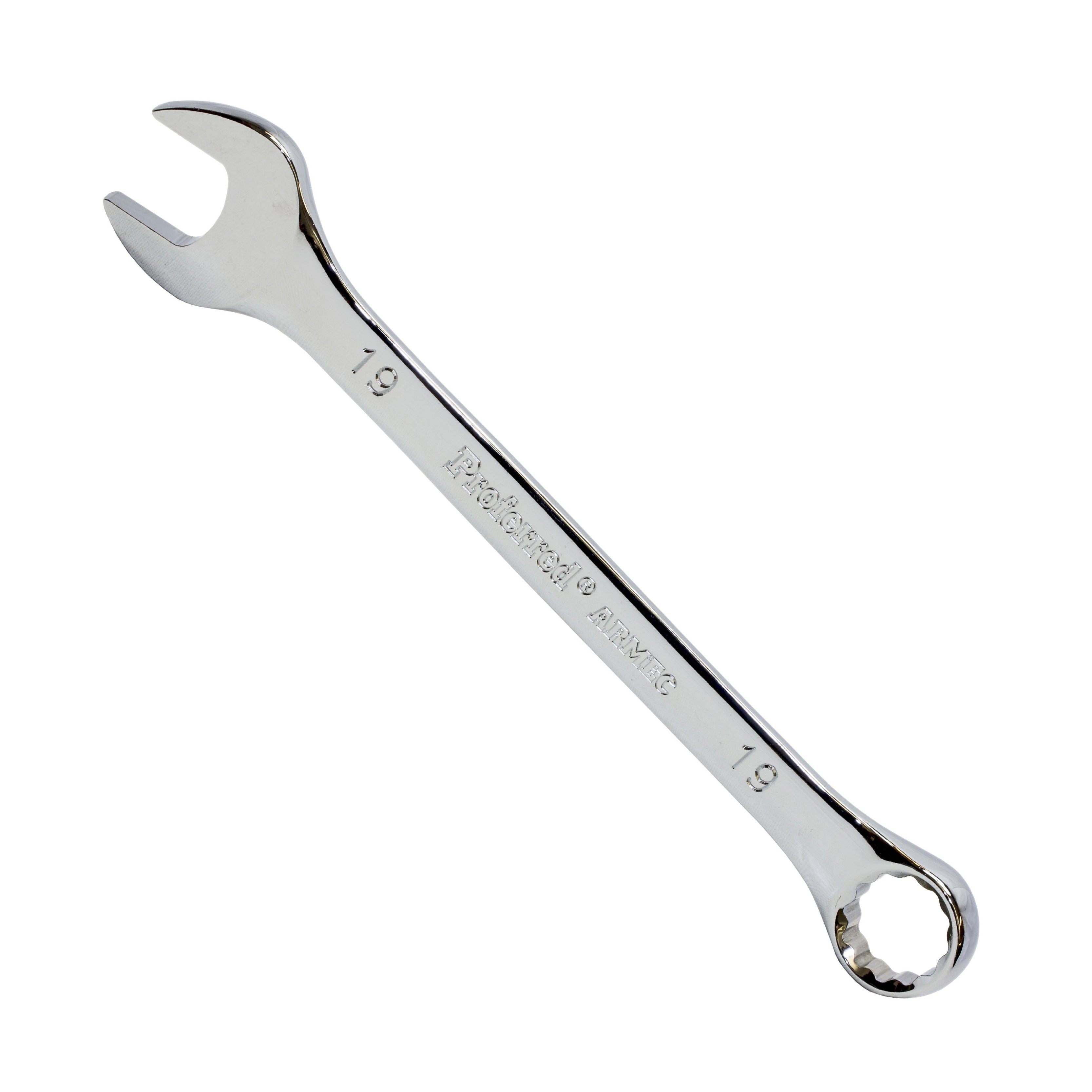 19MM (3/4") CHROME FINISH PROFERRED COMBINATION WRENCH, CHROME FINISH