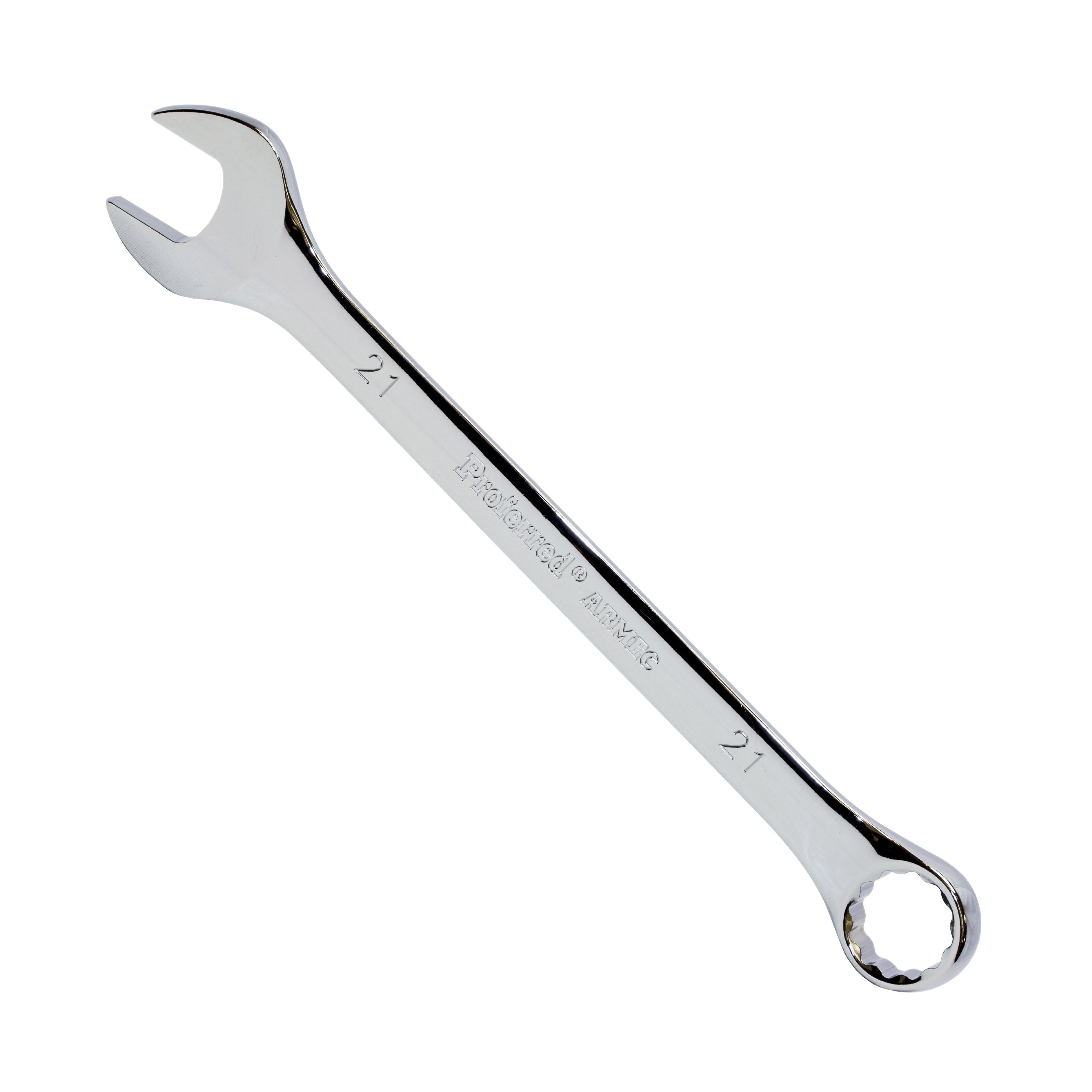 21MM (13/16") CHROME FINISH PROFERRED COMBINATION WRENCH, CHROME FINISH