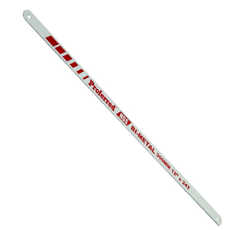 24T HSS BI-METAL PROFERRED HACK SAW BLADE