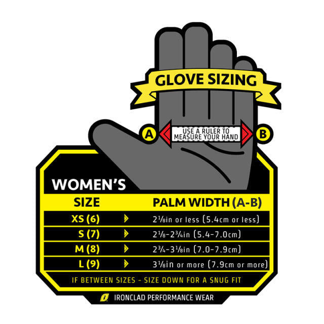 Ironclad Tuff-Chix Evolution Women's Gloves