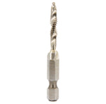 m6 X 1 Combined Drill Tap and Countersink with 1/4" Quick Change Hex Shank