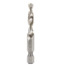 12 Piece Combined Drill Tap and Countersink Set with 1/4" Quick Change Hex Shank