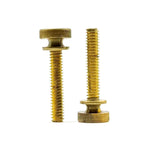 1/4"-20x1/2" Brass Thumb Screw