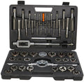 40 Piece #4-1/2" HSS Tap and Die Set with Round Die