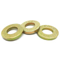 3/8" USS Grade 8 Extra Thick Flat Washers Zinc Yellow