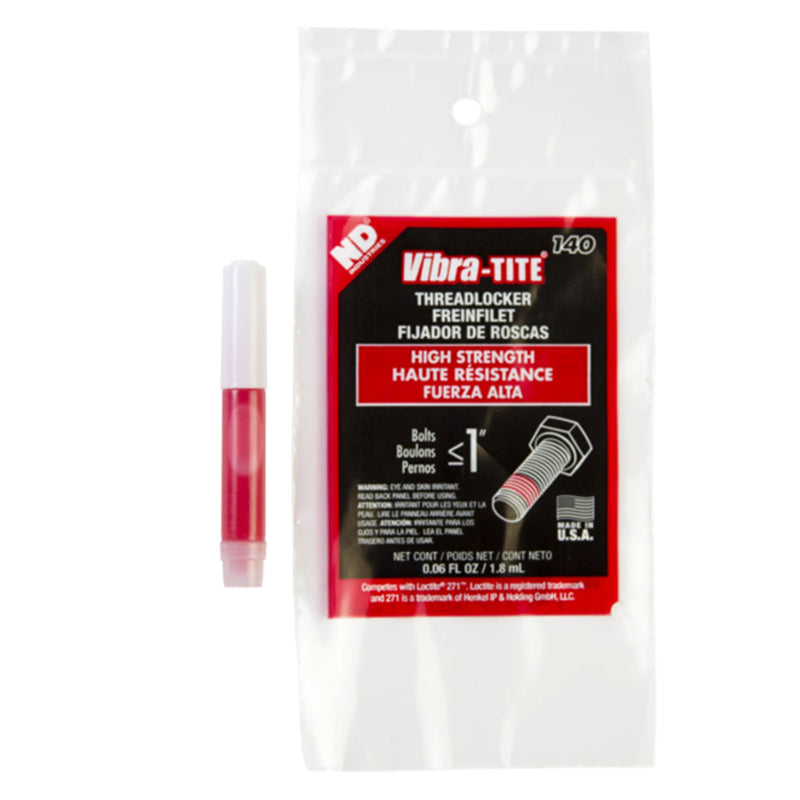 Vibra-Tite 140, High Strength Stainless/Aluminum Threadlocker, 1.8ml Bullet Tube