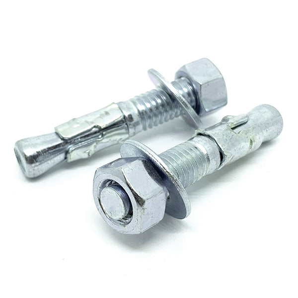 7/8-9x6" Wedge Anchor w/ Nut & Washer Zinc Clear Steel