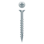 #8 Strong-Point Flat Head w/Nibs 8 x 2, PH, Type '17',  Zinc