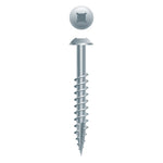 #8 Round Washer Head 8 x 1-1/2,  PH/SQ, Type '17',  Zinc