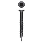 #8 Strong-Point Flat Head w/Nibs 8 x 1-1/4, SQ, Type '17', Black Oxide