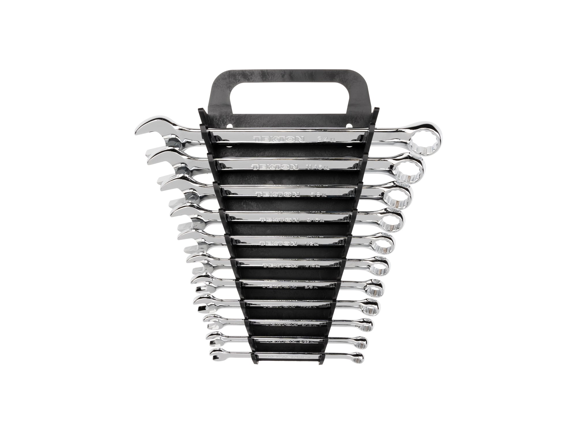 Combination Wrench Set with Holder, 11-Piece (1/4-3/4 in.)