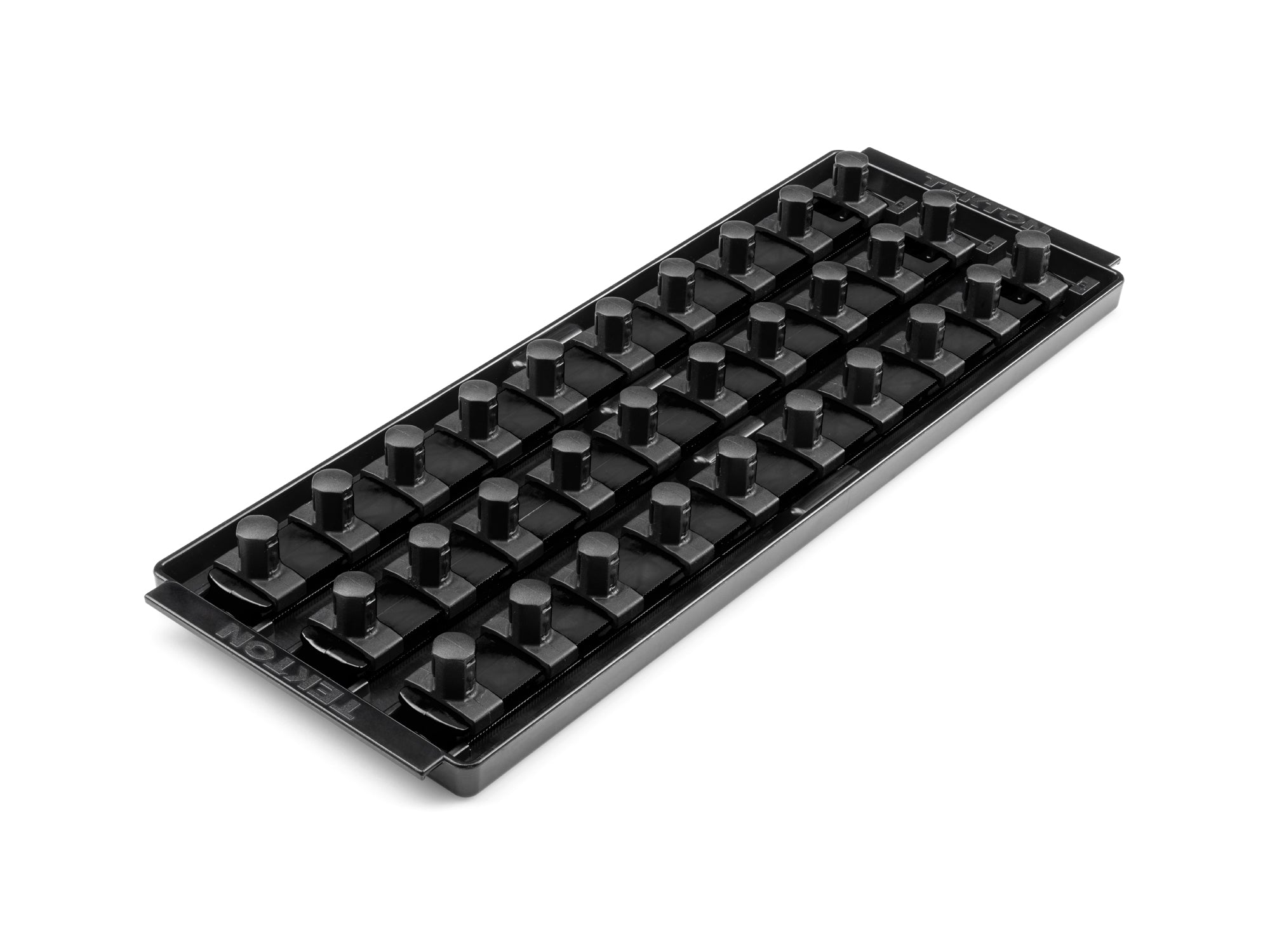 1/2 Inch Drive 3-Rail Socket Organizer Set, Black (30-Tool)