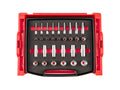 3/8 Inch Drive Shallow and Deep 12-Point Socket Set with Open Top Drawer and Rack, 30-Piece (1/4 - 1 in.)