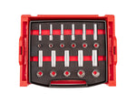 1/2 Inch Drive Shallow and Deep 6-Point Socket Set with Open Top Drawer and Rack, 22-Piece (3/8 - 1 in.)