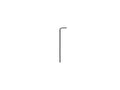 3/32 Inch Flat End Hex L-Key