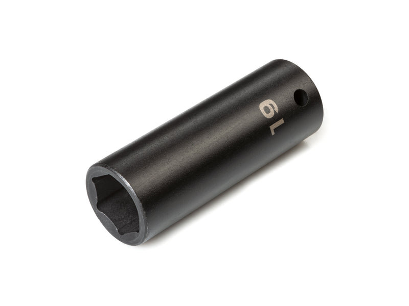1/2 Inch Drive x 19 mm Deep 6-Point Impact Socket