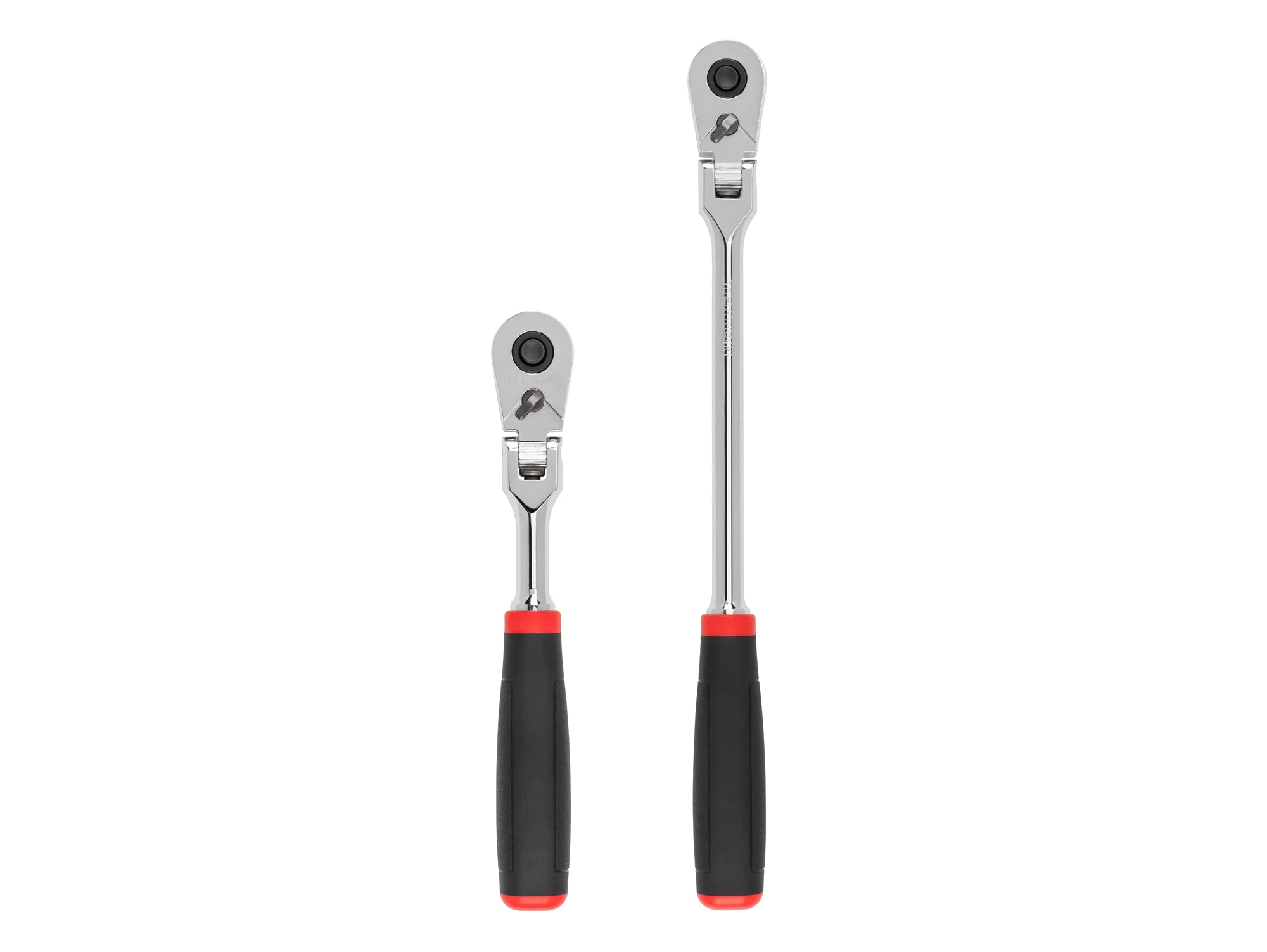 3/8 Inch Drive Flex Head Quick-Release Comfort Grip Ratchet Set, 2-Piece (8, 12 in.)