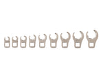 3/8 Inch Drive 6-Point Flare Nut Crowfoot Wrench Set, 9-Piece (5/16 - 3/4 in.)