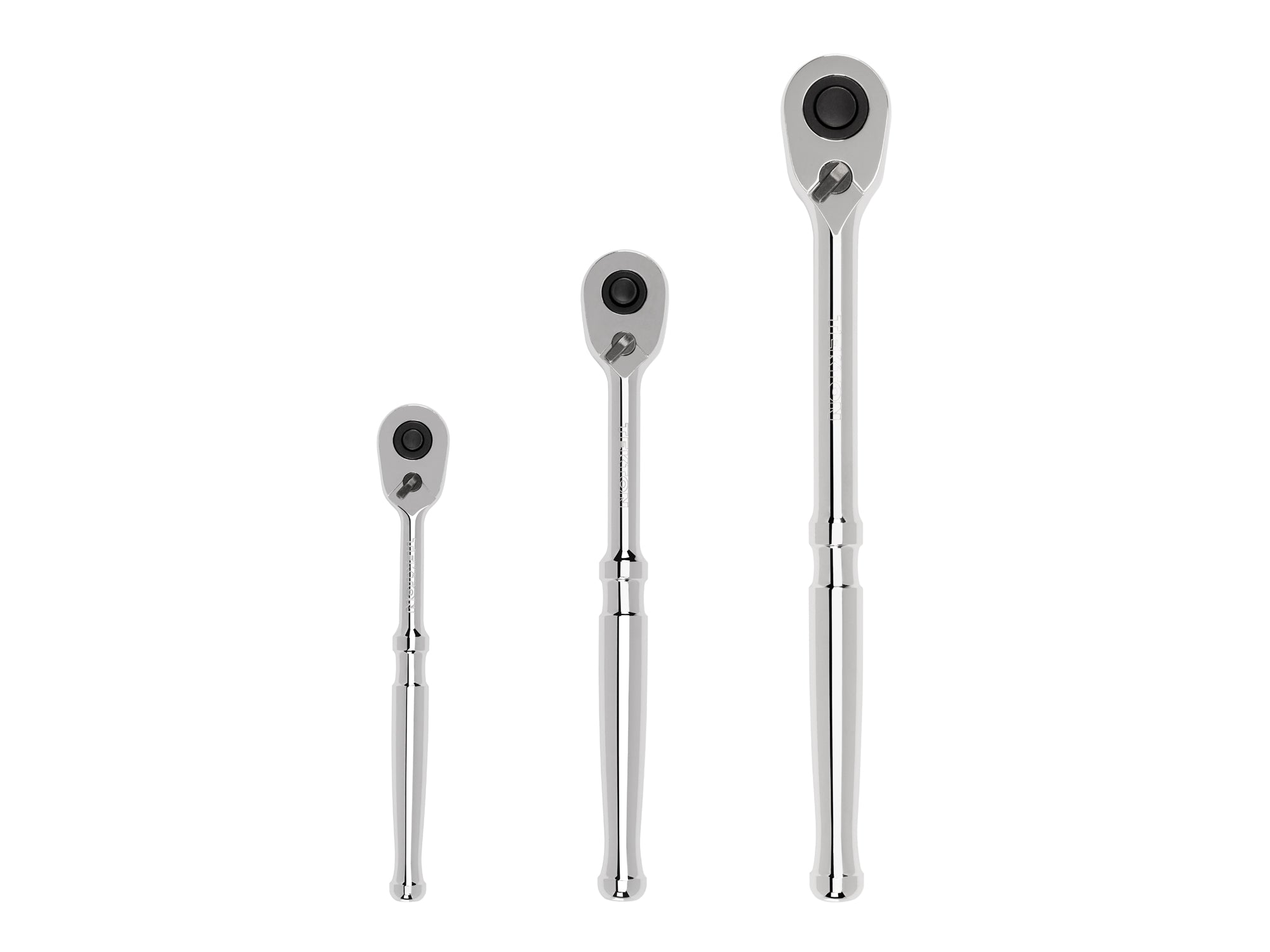 1/4, 3/8, 1/2 Inch Drive Quick-Release Ratchet Set (3-Piece)