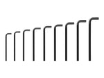 Flat End Hex L-Key Set, 9-Piece (11-19 mm)