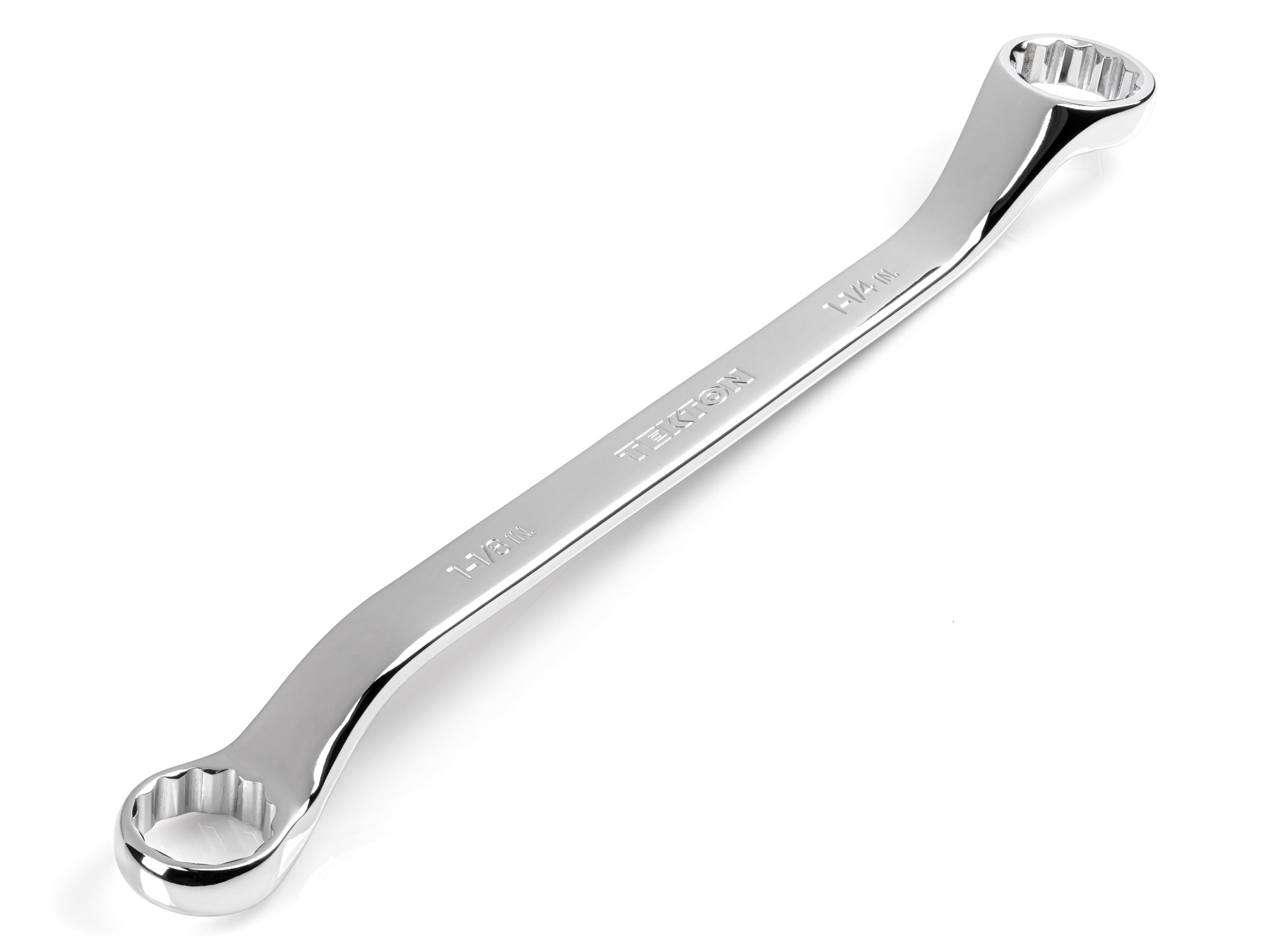 1-1/8 x 1-1/4 Inch 45-Degree Offset Box End Wrench