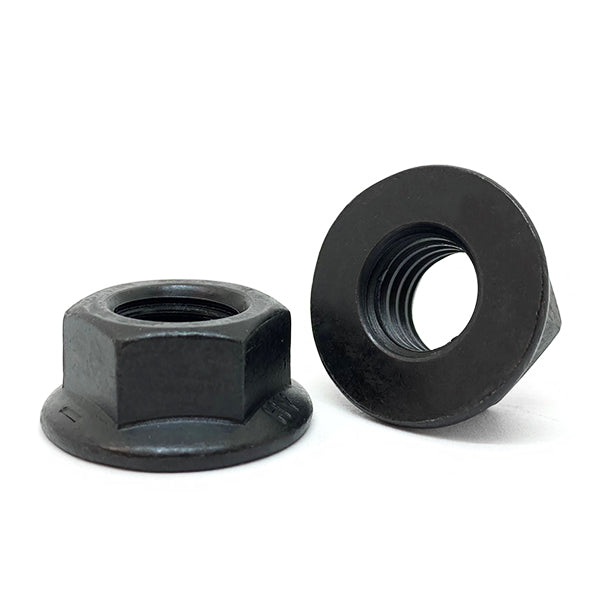 M10-1.5 Class 10 Hex Flange Nuts Phos & Oil