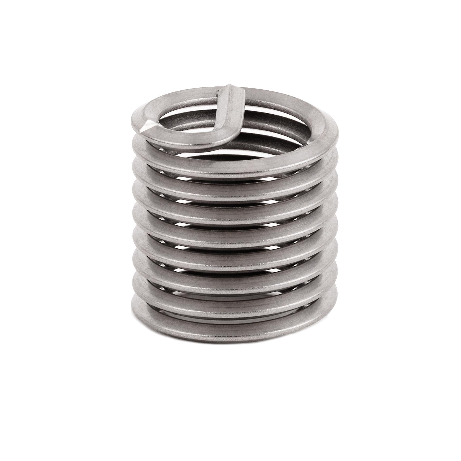 M18-2.5 x 27mm Stainless Steel Threaded Coil Insert