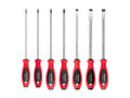 Slotted Screwdriver Set - 8 Inch Shanks, 7-Piece (4 - 14 mm)