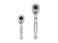 1/4, 3/8 Inch Drive Quick-Release Stubby Ratchet Set, 2-Piece (3, 4-1/2 in.)