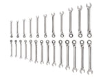 Reversible 12-Point Ratcheting Combination Wrench Set, 25-Piece (1/4-3/4 in., 6-19 mm)