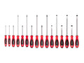 Slotted Screwdriver Set - 4, 8 Inch Shanks, 16-Piece (3 - 14 mm)