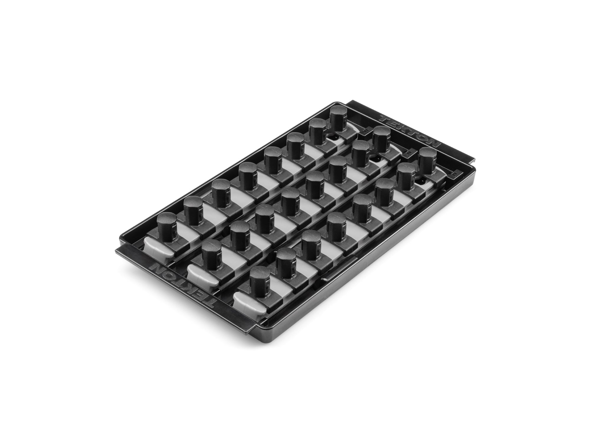 1/2 Inch Drive 3-Rail Socket Organizer Set, Gray (24-Tool)