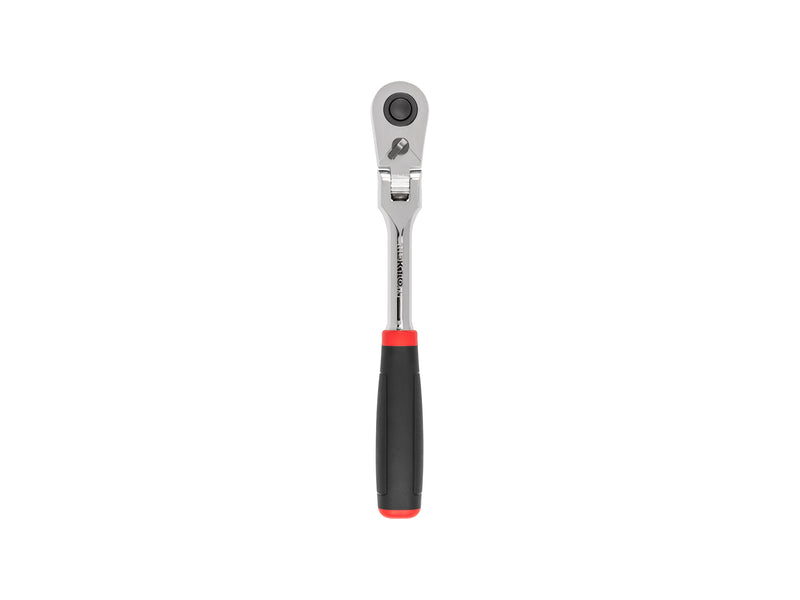 1/2 Inch Drive x 10-1/2 Inch Flex Head Quick-Release Comfort Grip Ratchet