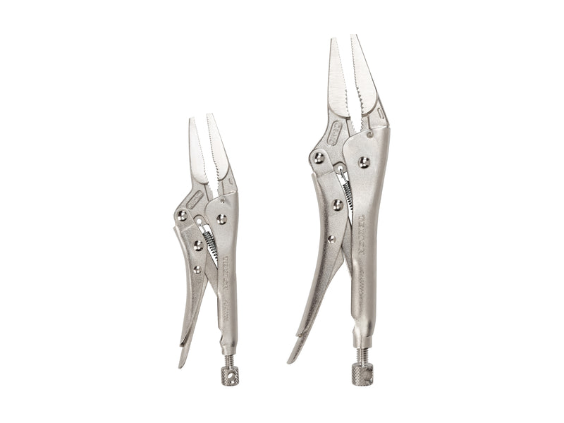 Long Nose Locking Pliers Set (2-Piece)