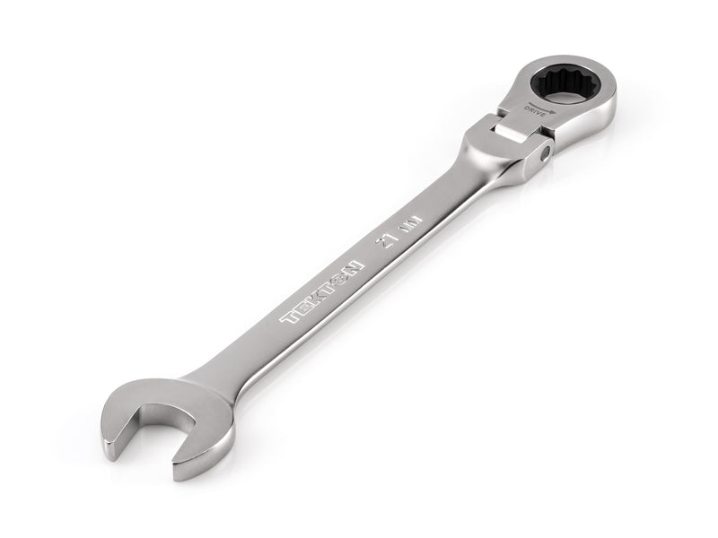 21 mm Flex Head 12-Point Ratcheting Combination Wrench